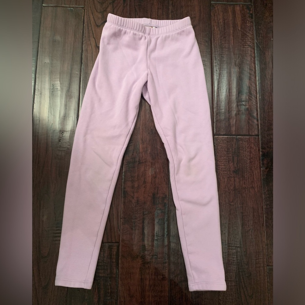 Fleece lined lavender Cat & Jack leggings - girls size M (7/8)